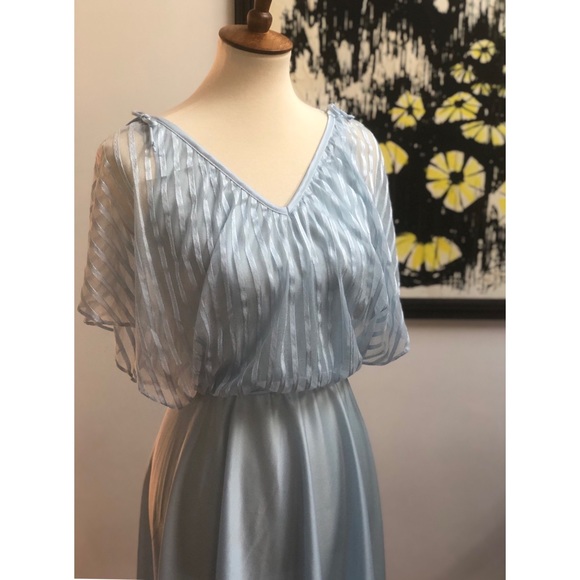 Flawless True Vintage Light Blue Dress - Picture 2 of 8
